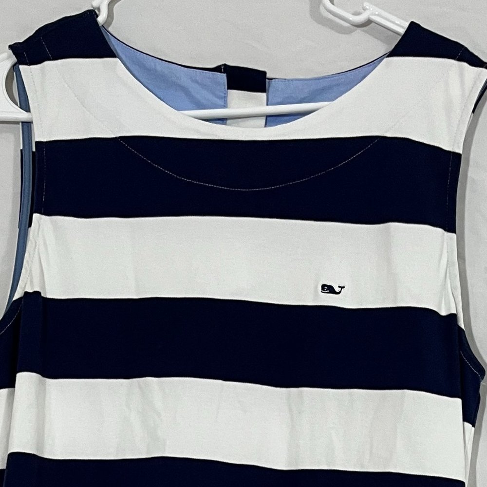 Vineyard Vines Nautical Navy Women's large Dress excellent condition